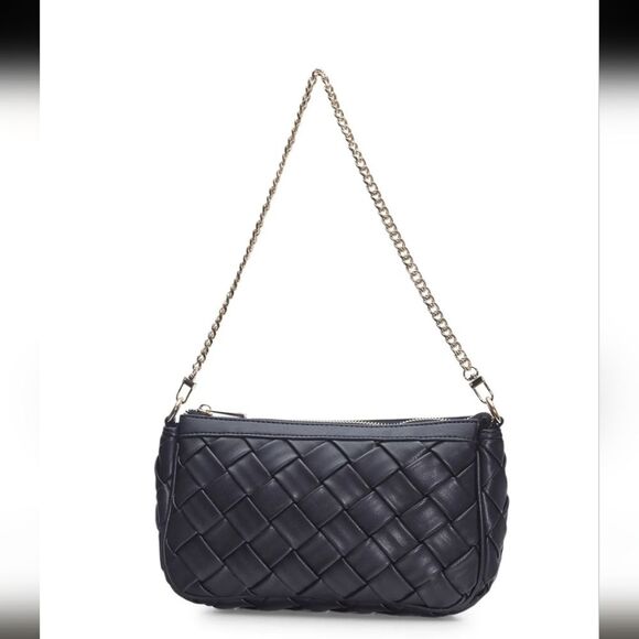 🖤✨ Jules Kae Faux Black Bag with Gold Chain – Brand New with Dust Bag 🖤✨ - Picture 1 of 8